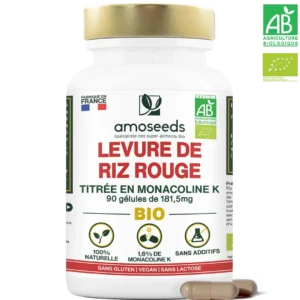 Levure de Riz Rouge Bio | 90 gélules
