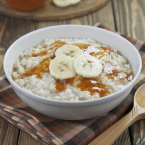 Porridge sirop d'érable
