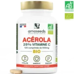 Acérola Bio, 25% Vitamine C | 120 comprimés