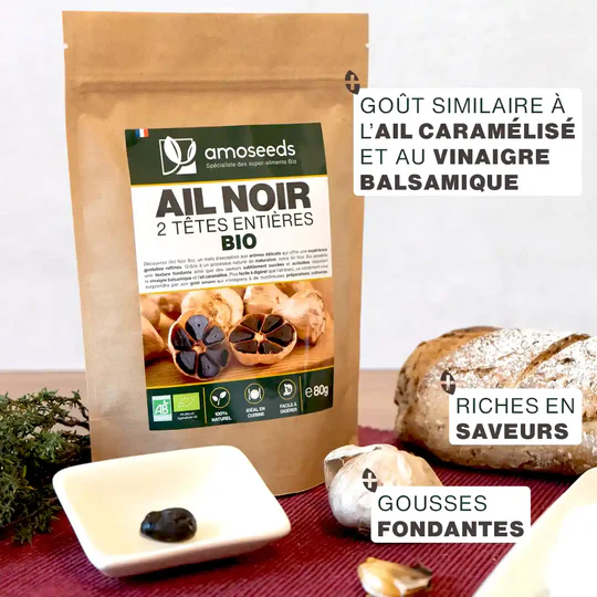 Gousses d'ail noir Bio – Image 2
