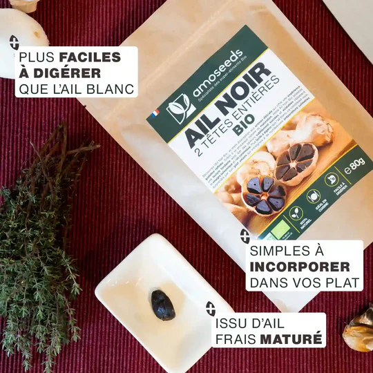 Gousses d'ail noir Bio – Image 3