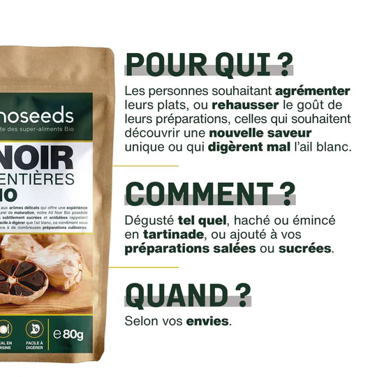 Gousses d'ail noir Bio – Image 4