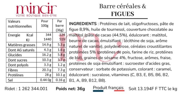 Barre céréales & figues – Image 2