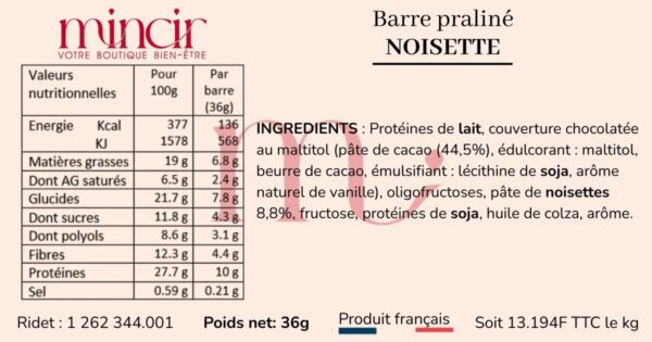 Barre Praline Noisette – Image 2