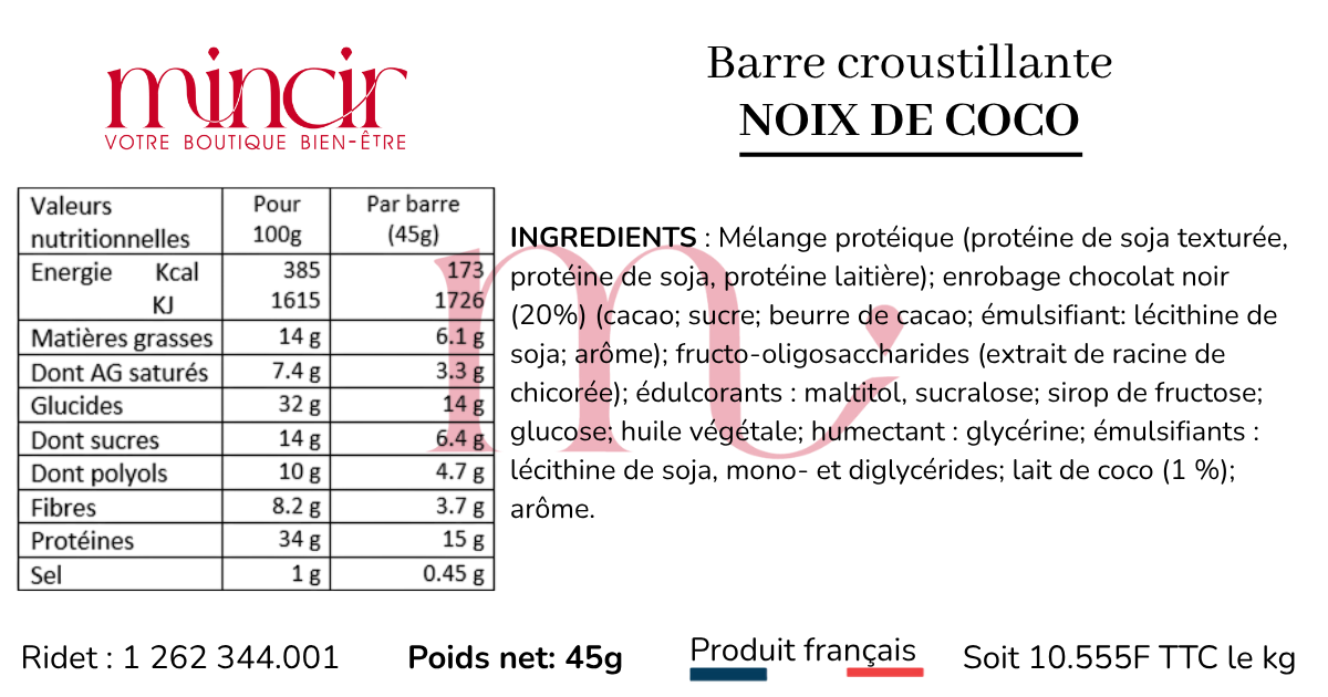 Barre Croustillante Noix de Coco – Image 2
