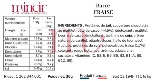 Barre Fraise – Image 2