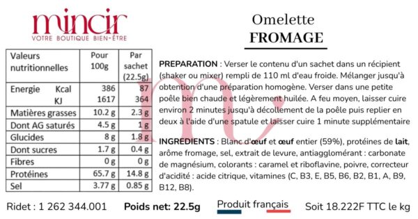 Sachet Omelette Fromage – Image 2