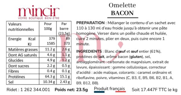 Omelette bacon – Image 2