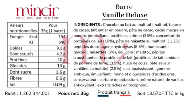 Barre Vanille Deluxe – Image 2