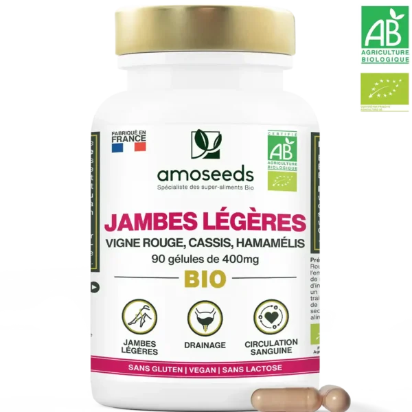 Complexe Jambes Légères Bio | 90 gélules