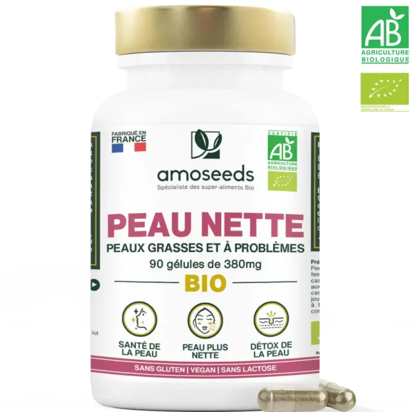 Complexe Peau Nette, Peaux grasses et à problèmes | 90 gélules
