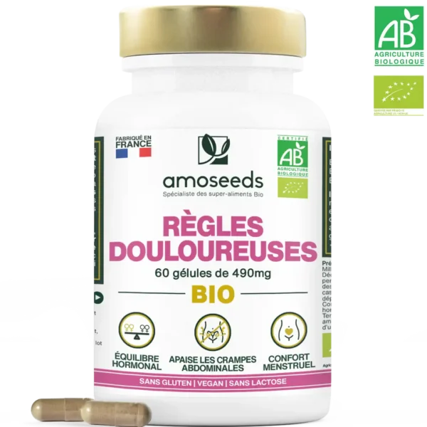 Complexe Règles Douloureuses Bio | 60 gélules