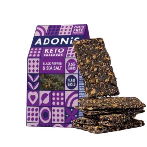 Crackers KETO saveur Poivre noir/Sel de mer