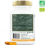 Curcuma Bio, Formule Concentrée avec Gingembre Bio | 120 gélules – Image 2