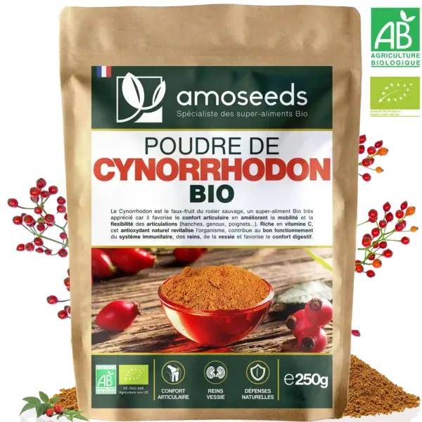 Poudre de Cynorrhodon Bio 250g