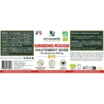 Ginseng Rouge Bio, Hautement Dosé | 90 gélules – Image 5