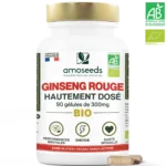 Ginseng Rouge Bio, Hautement Dosé | 90 gélules