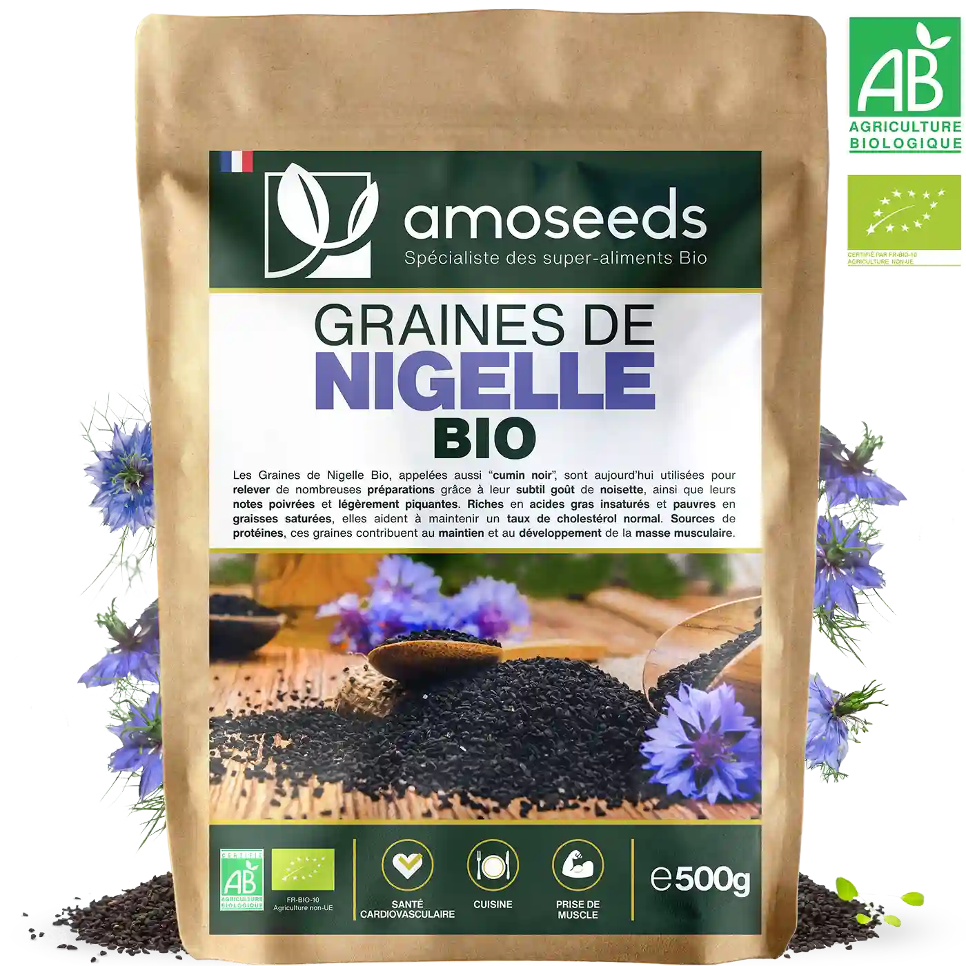 Graines de Nigelle Bio 500g