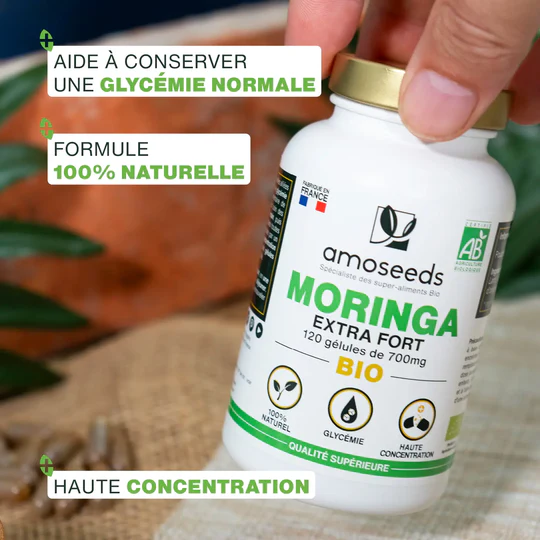 Moringa Bio, Extra Fort | 90 gélules – Image 2