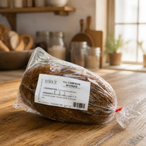 Pain de Campagne Rustique enrichi en Protéine (500g)