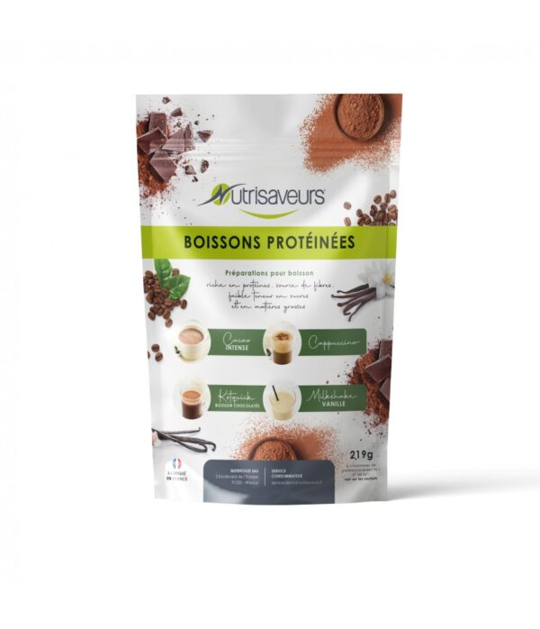 Assortiment de 8 boissons protéinées