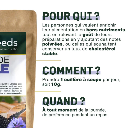 Graines de Nigelle Bio 500g – Image 4