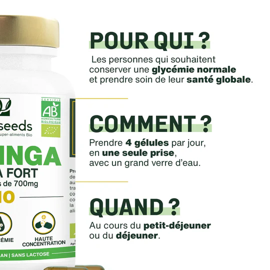 Moringa Bio, Extra Fort | 90 gélules – Image 4