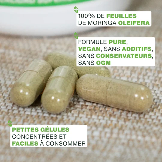 Moringa Bio, Extra Fort | 90 gélules – Image 3