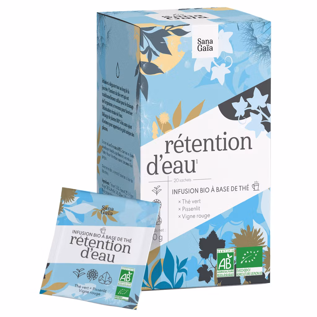 Tisane Rétention d'eau Bio - 20 sachets