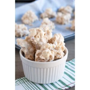 Rochers au chocolat blanc