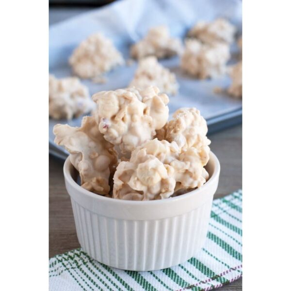 Rochers au chocolat blanc