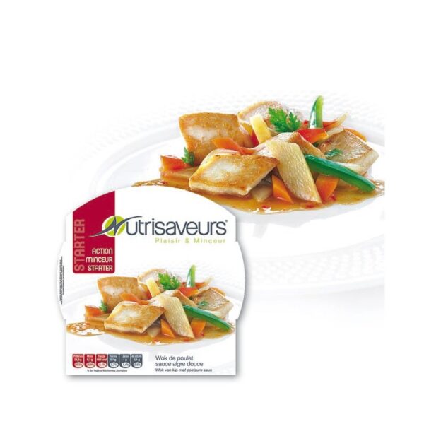 Plat Nutrisaveurs Wok de Poulet sauce Aigre douce